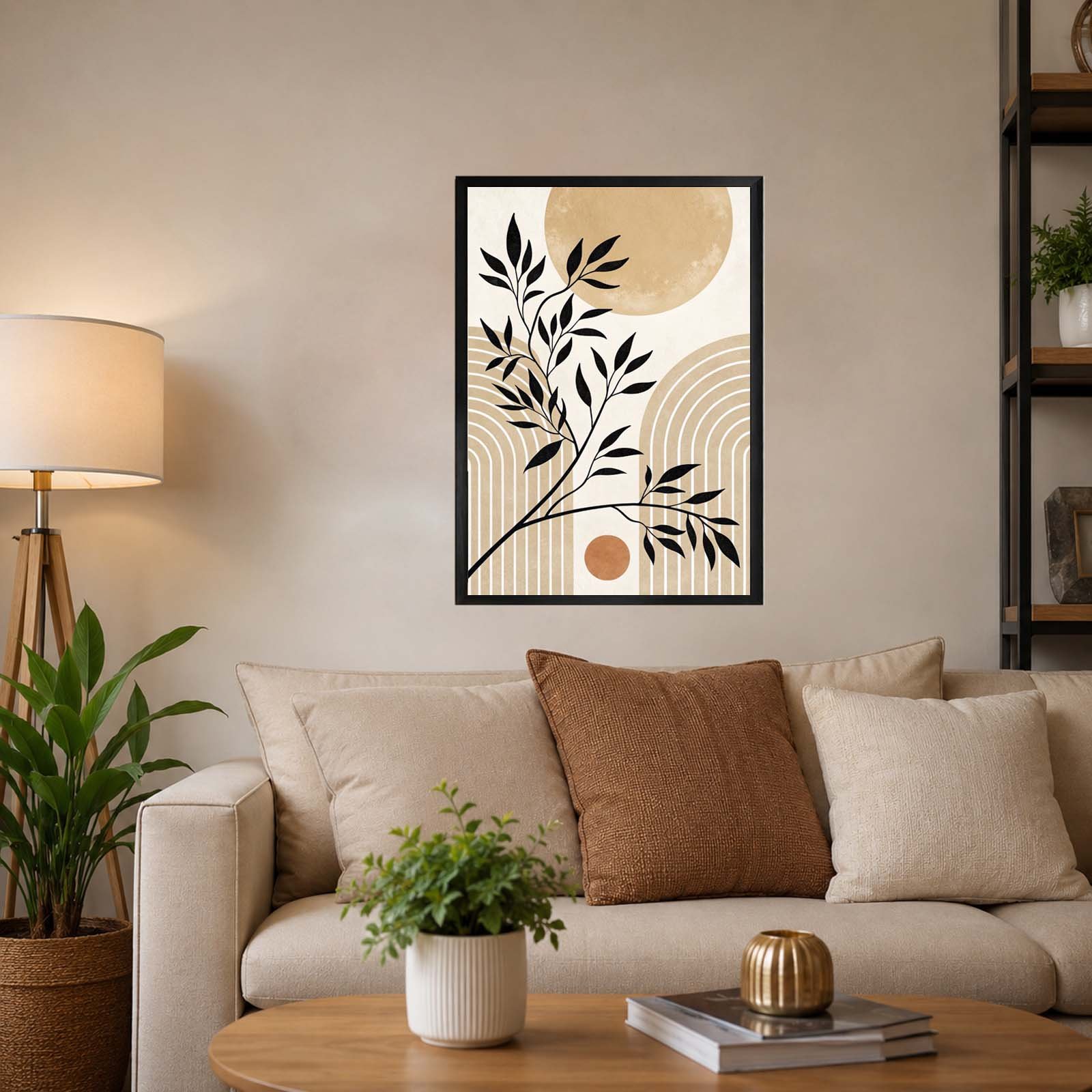 Abstract Botanical Arch Wall Art