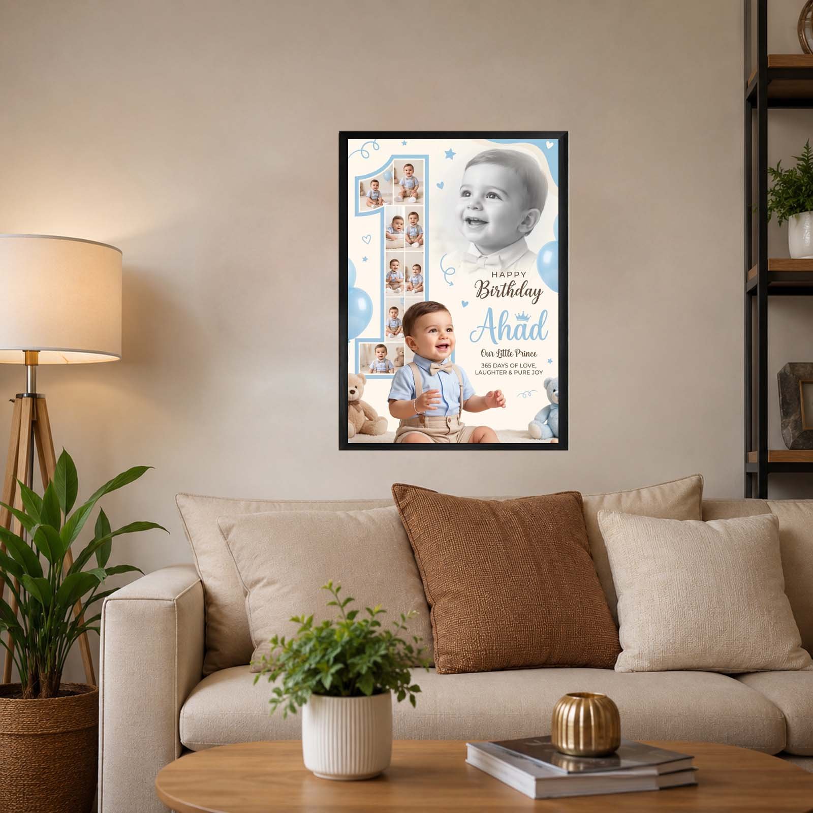 Baby 1 Year Photo Frame
