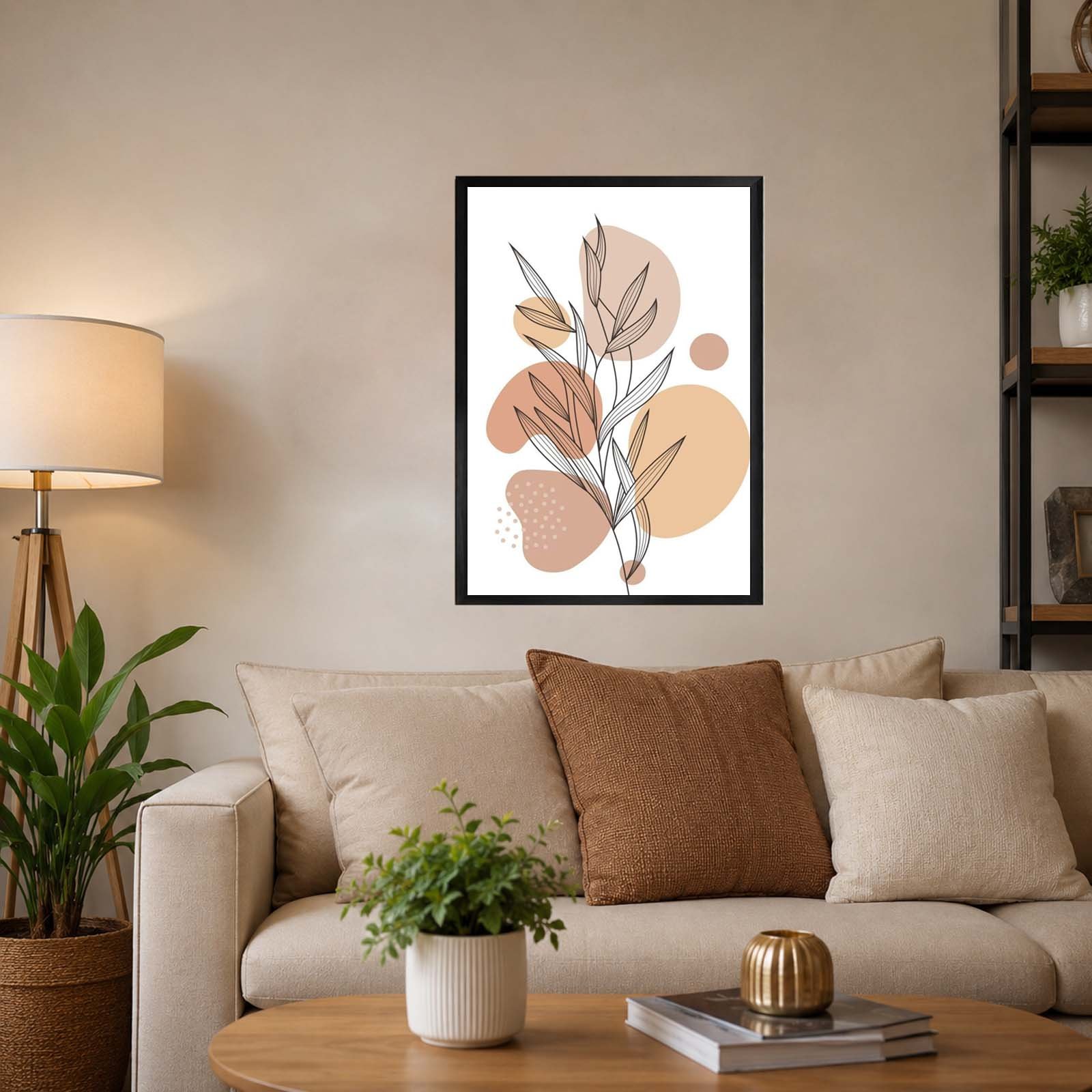 Abstract Botanical Harmony