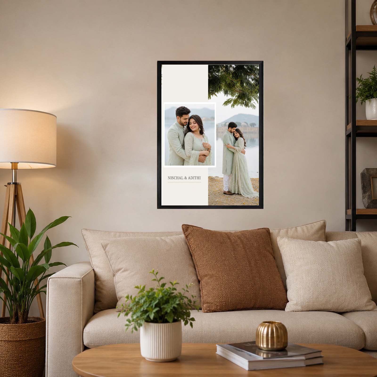 Couple Photo Collage Frame