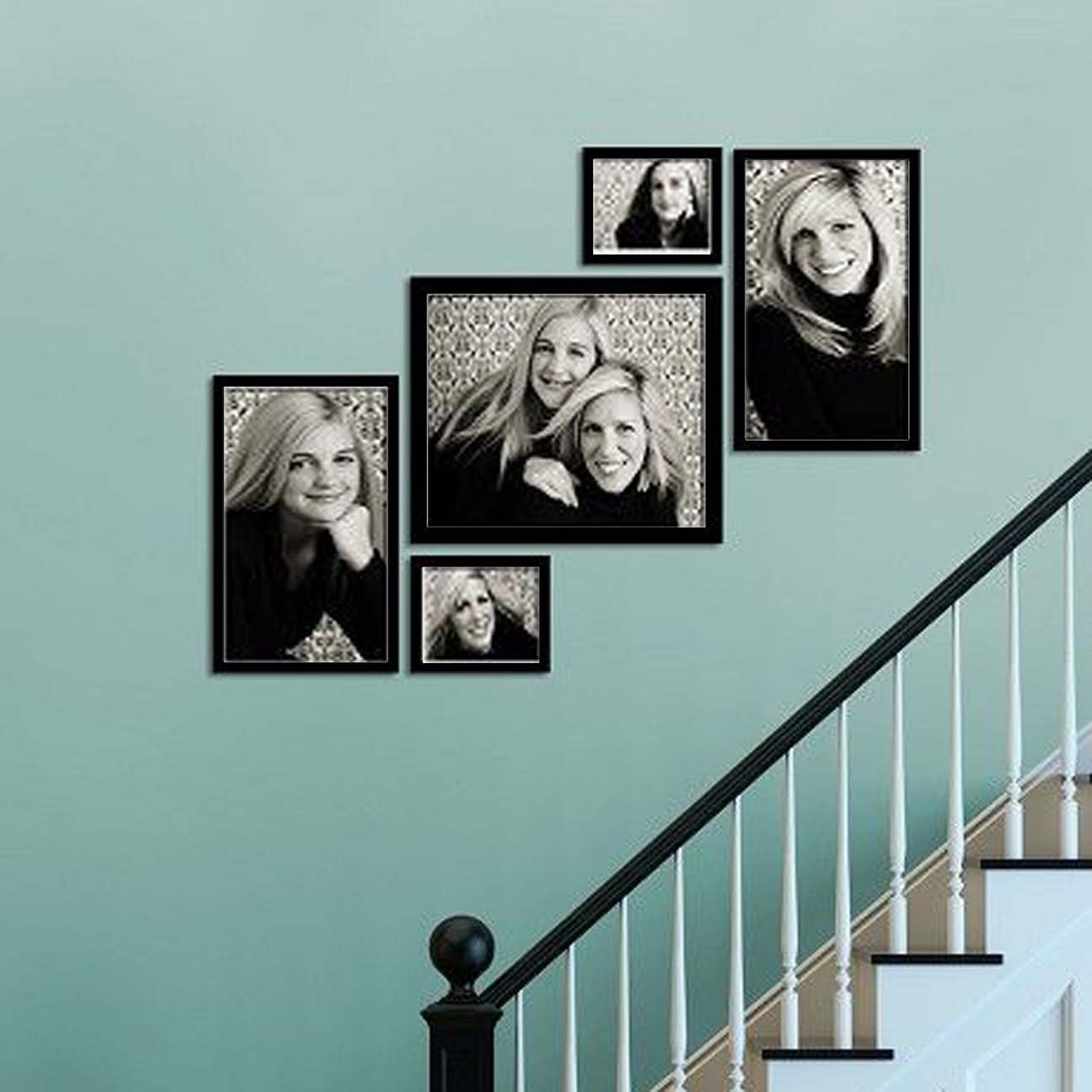 Wall Gallery Photo Frame With Black Frame